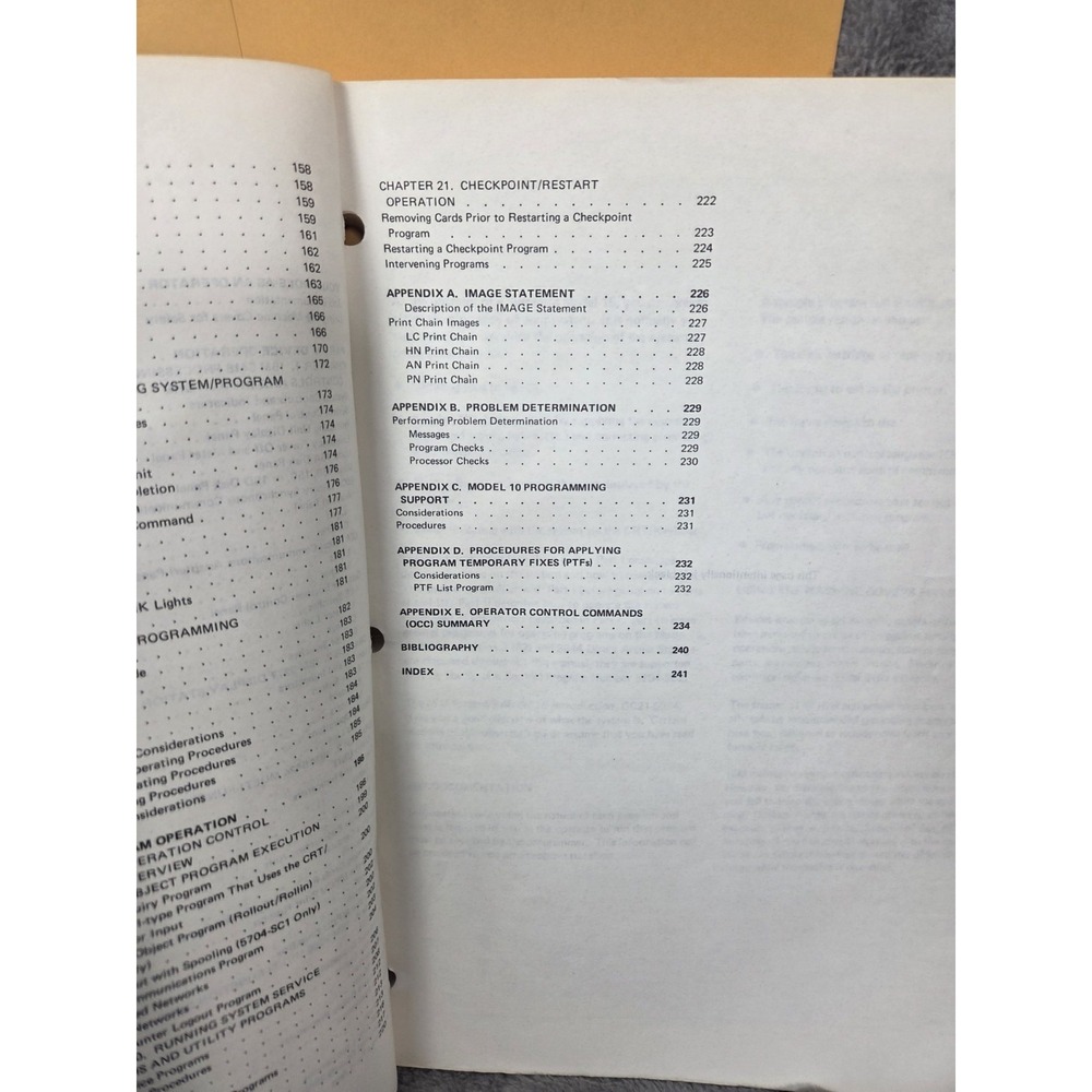 IBM System 3 Model 15 Operator's Guide 3rd Edition 1976 - Picture 9 of 9